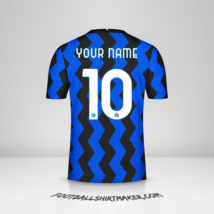Inter 2020/21 Cup jersey number 10 your name