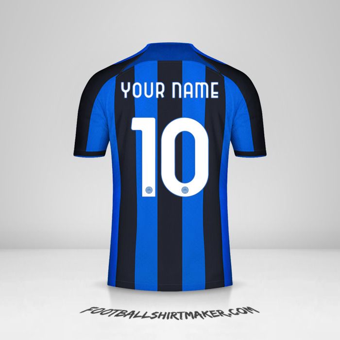 Inter 2022/2023 Cup jersey number 10 your name
