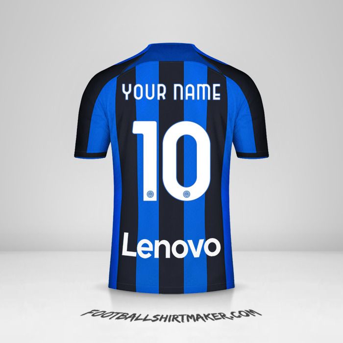 Inter 2022/2023 jersey number 10 your name