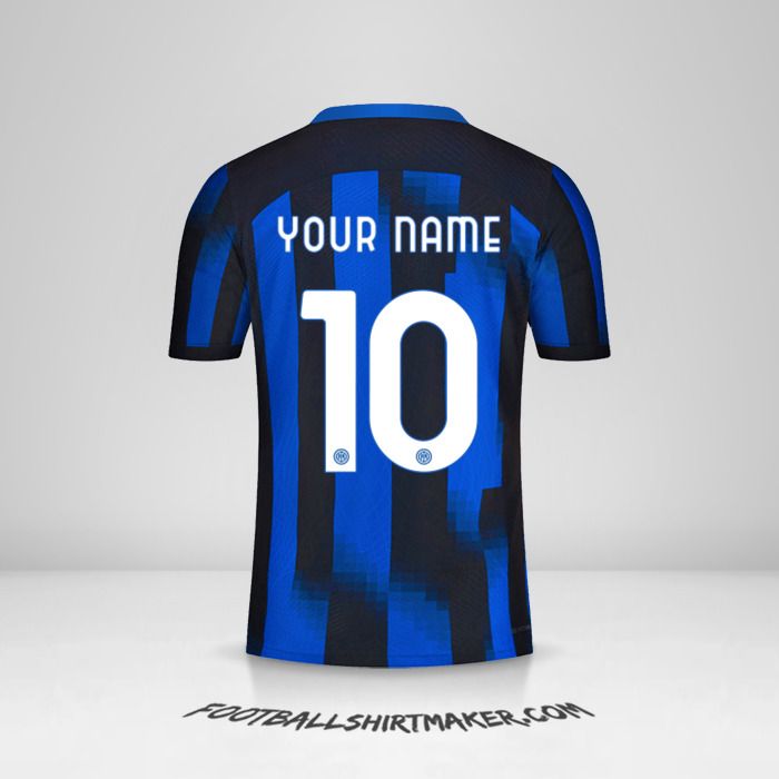 Inter 2023/2024 jersey number 10 your name