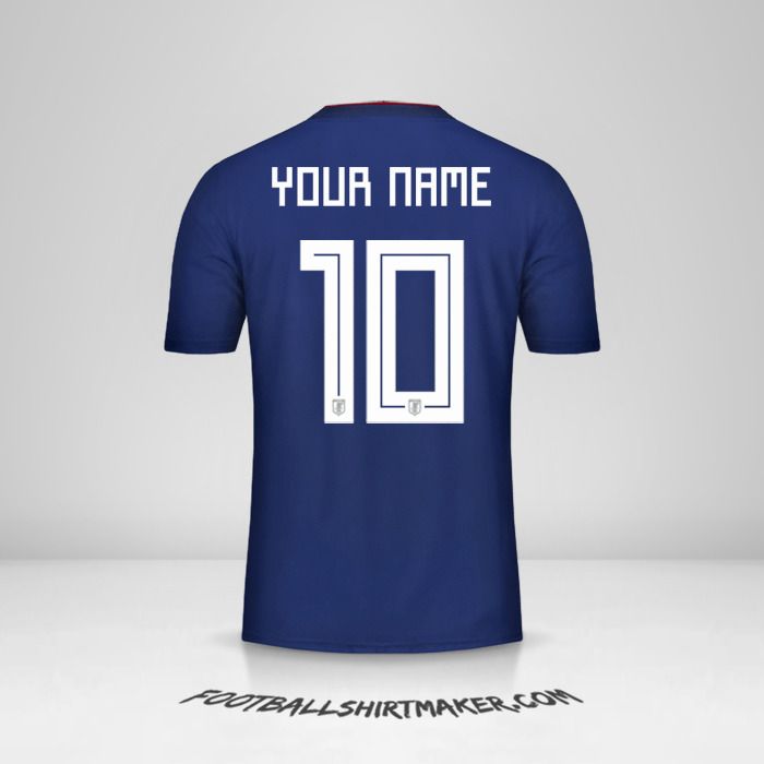 Japan 2018 jersey number 10 your name
