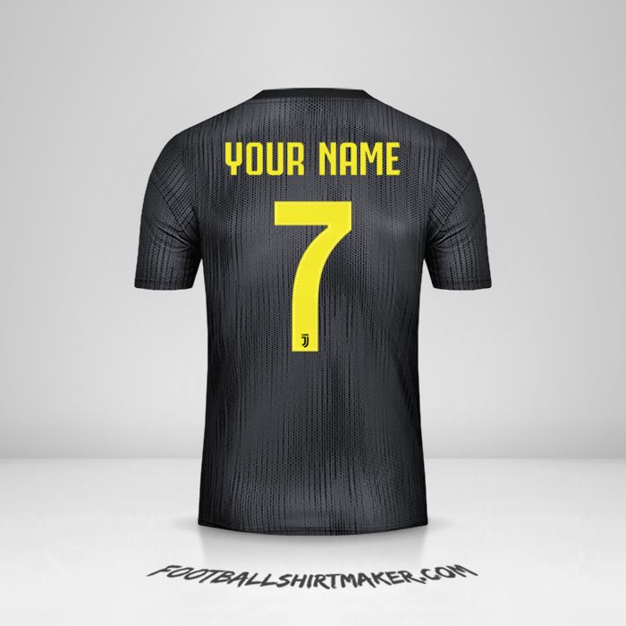 Juventus FC 2018/19 III Cup jersey number 7 your name