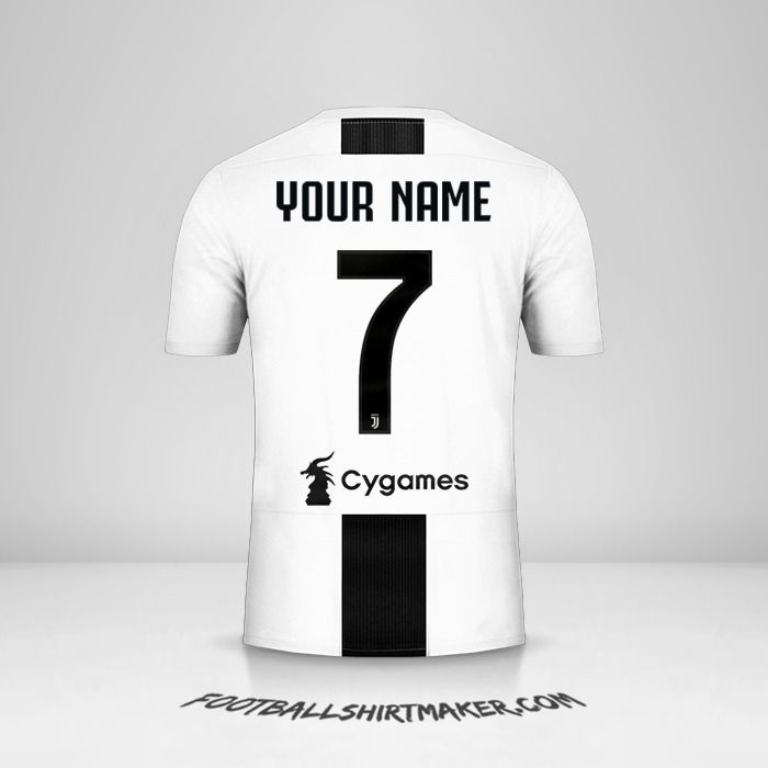 Make Juventus Fc 2018 19 Custom Jersey With Your Name