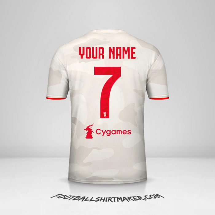 Juventus FC 2019/20 II jersey number 7 your name