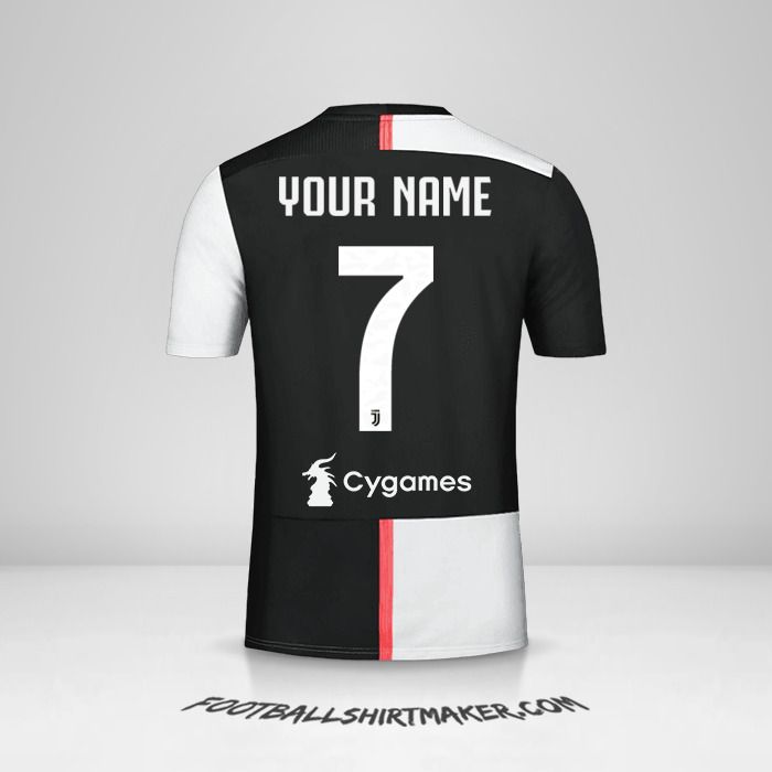 Make Juventus FC 2019/20 custom jersey 