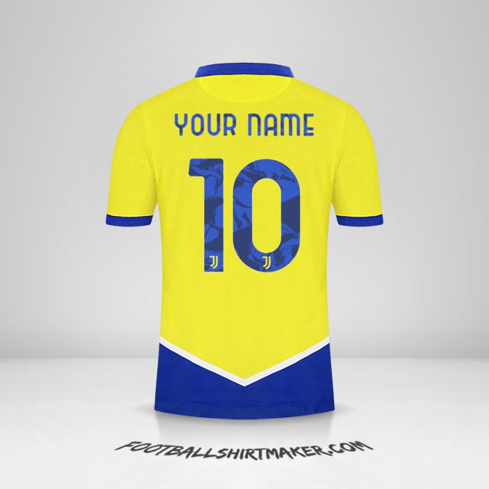 Juventus FC 2021/2022 Cup III jersey number 10 your name
