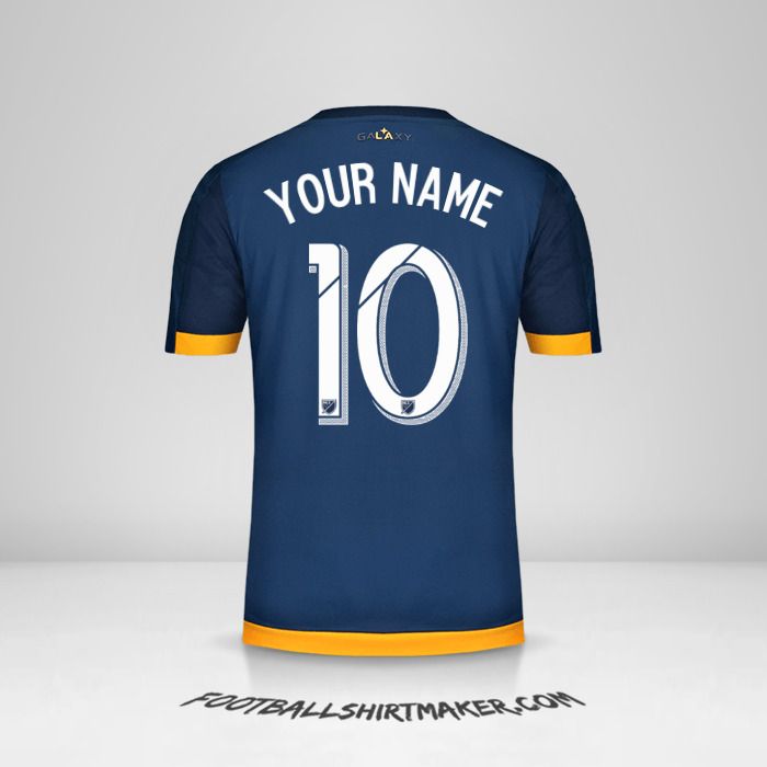 LA Galaxy 2015/2016 II jersey number 10 your name