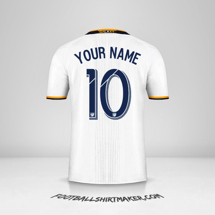 LA Galaxy 2016/2017 jersey number 10 your name