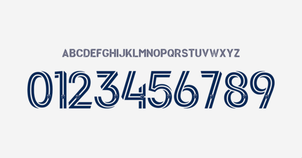 Font La Galaxy Jersey 2022 2023 Names Letters Numbers Nameset Preview 00 4332