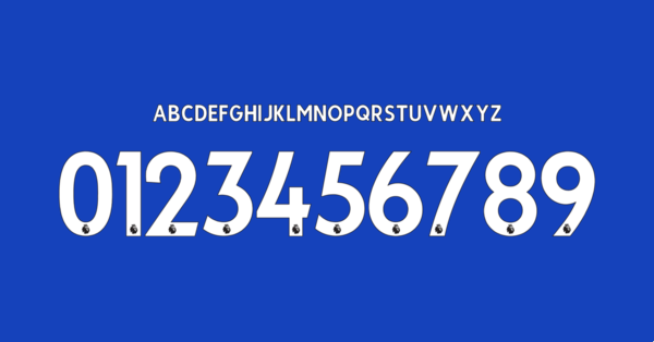 Font Leicester City Fc Jersey 2023 2023 Names Letters Numbers Nameset Preview 01 4371