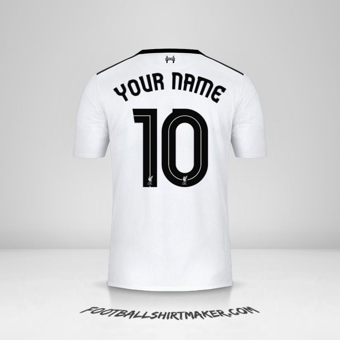 Liverpool FC 2017/18 Cup II jersey number 10 your name
