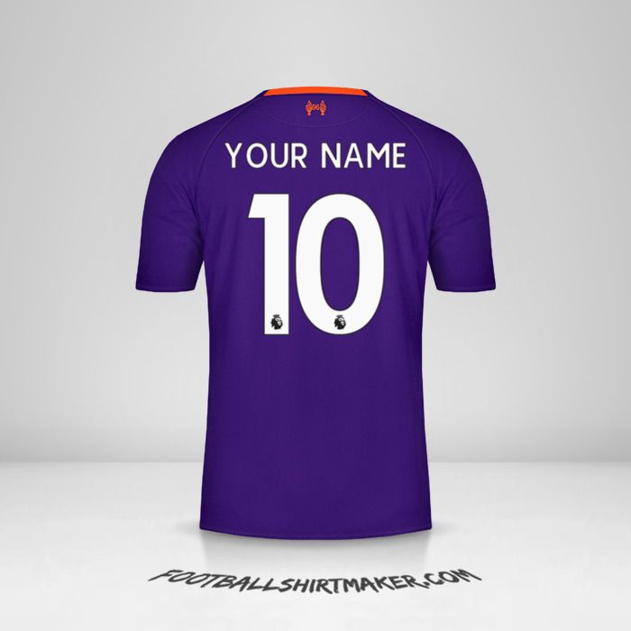 Liverpool FC 2018/19 II jersey number 10 your name