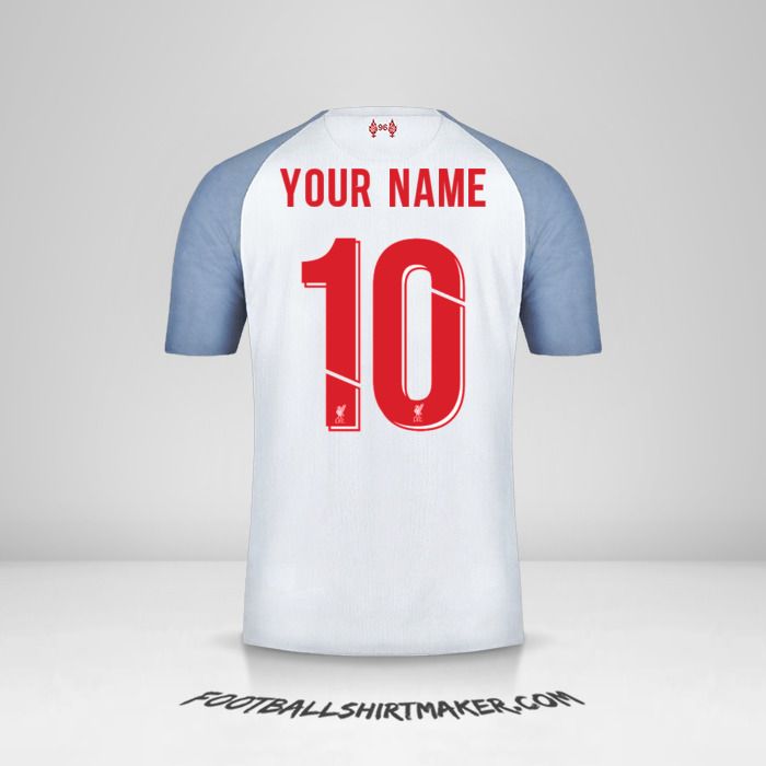 Liverpool FC 2018/19 Cup III jersey number 10 your name