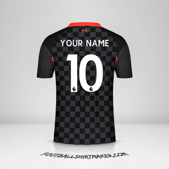 Liverpool FC 2020/21 III jersey number 10 your name