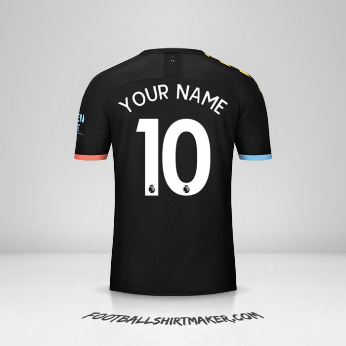 Make Manchester City 2019 20 Ii Custom Jersey With Your Name