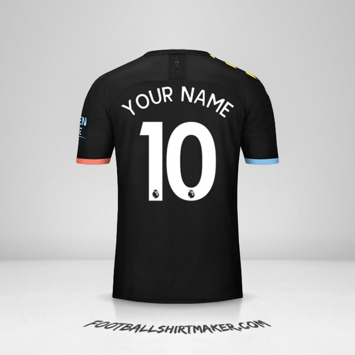 Manchester City 2019/20 II jersey number 10 your name