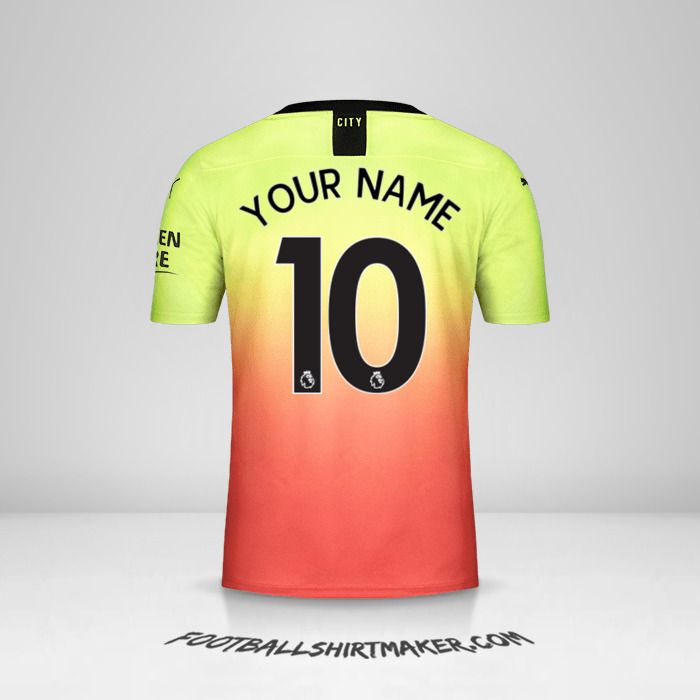 Make Manchester City 2019 20 Iii Custom Jersey With Your Name