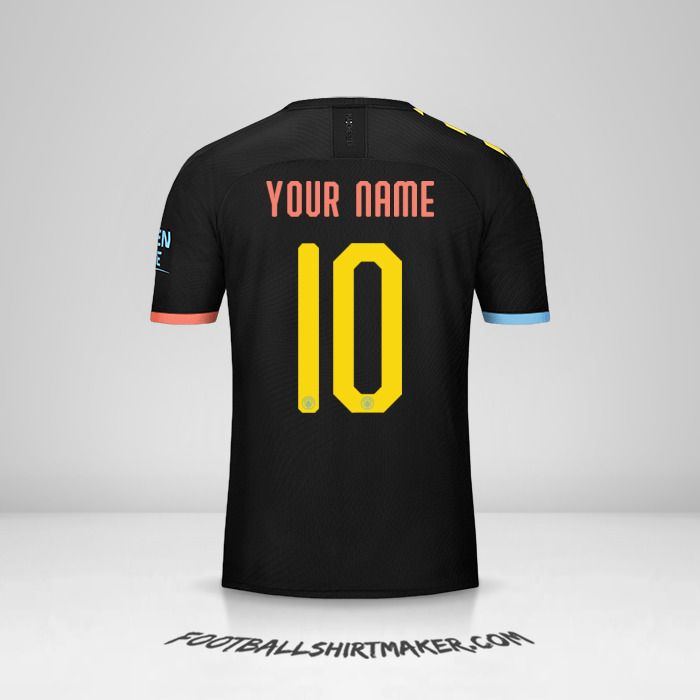 Manchester City 2019/20 Cup II jersey number 10 your name