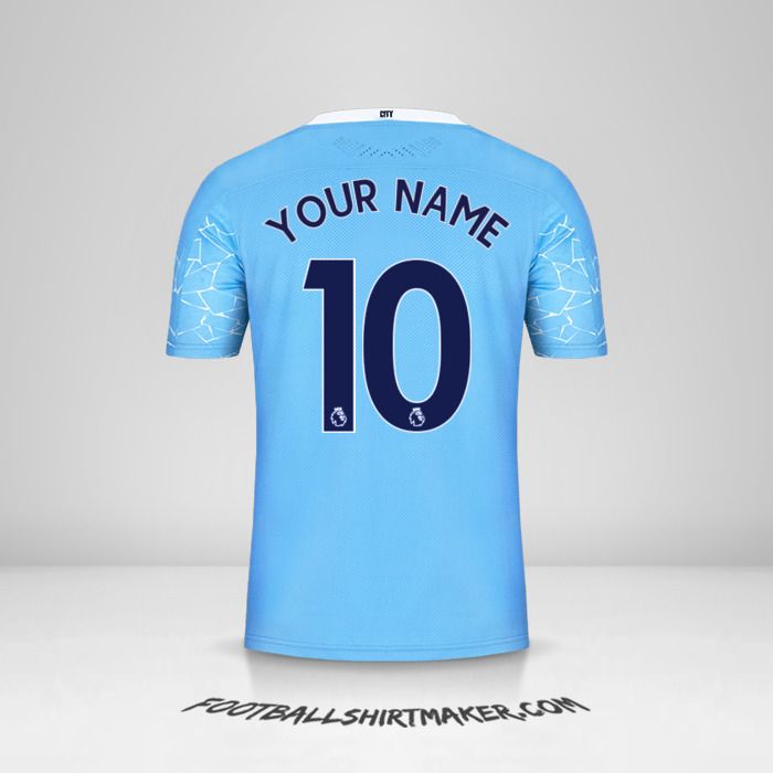 Manchester City 2020/21 jersey number 10 your name