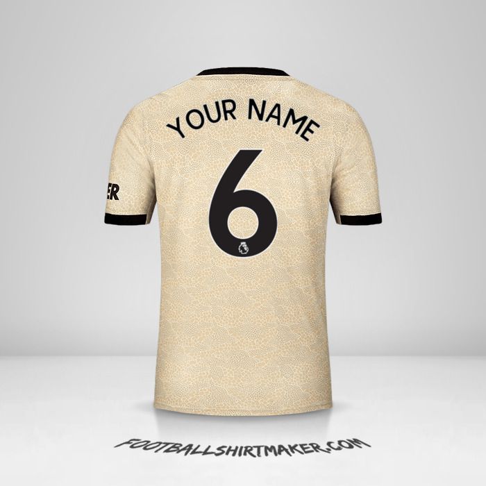 Manchester United 2019/20 II jersey number 6 your name