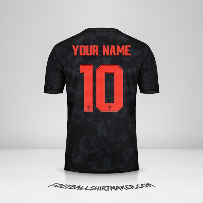 Manchester United 2019/20 Cup III jersey number 10 your name