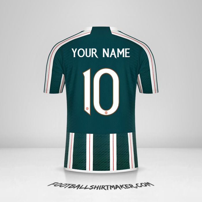 Manchester United 2023/2024 Cup II jersey number 10 your name