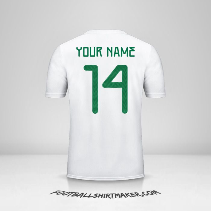 Mexico 2019 II jersey number 14 your name