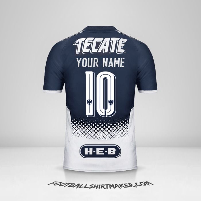 Monterrey 2017/18 jersey number 10 your name