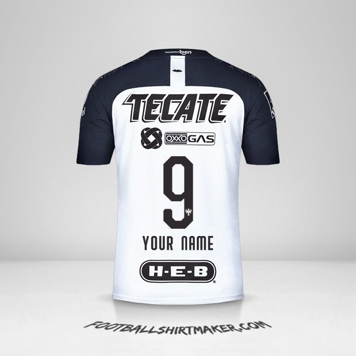 Monterrey 2019/20 II jersey number 9 your name