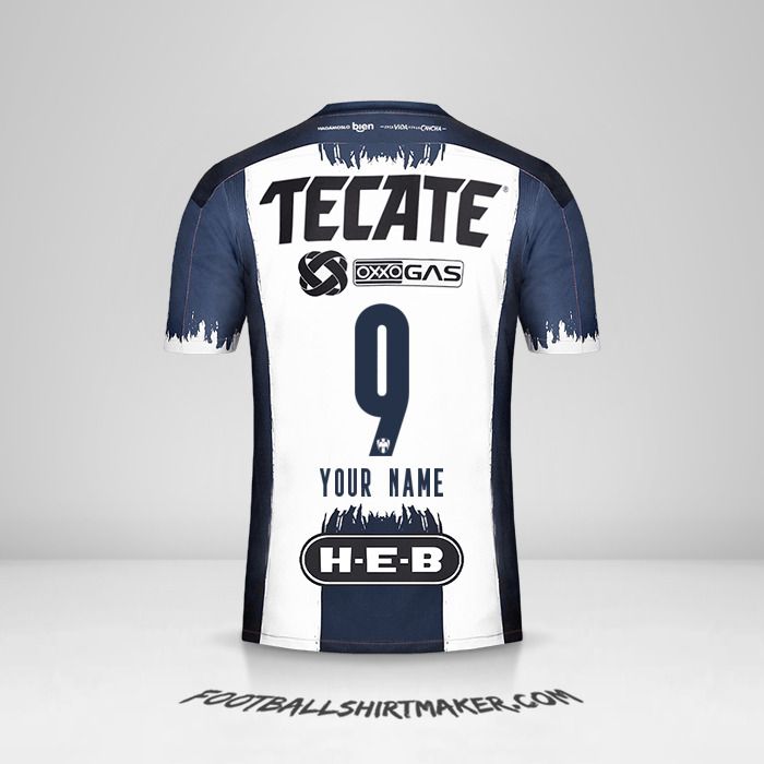 Monterrey 2020/21 jersey number 9 your name