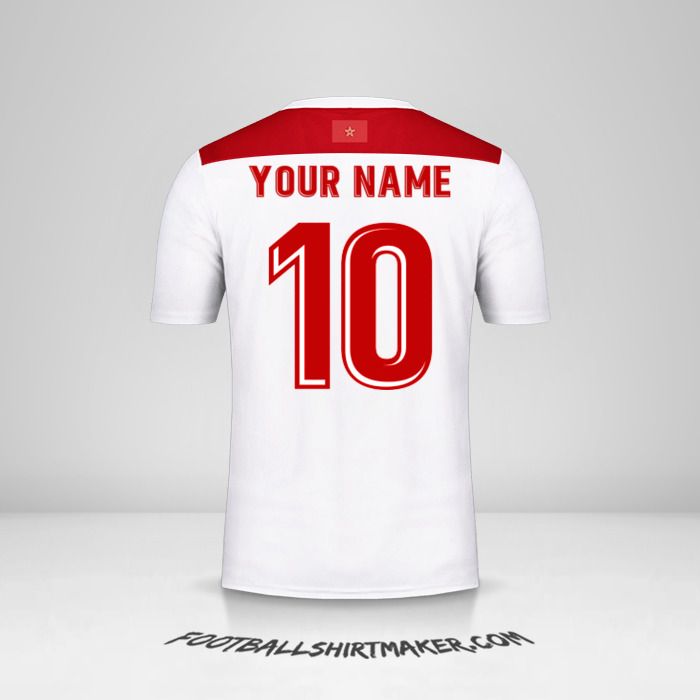 Morocco AFCON 2019 II jersey number 10 your name
