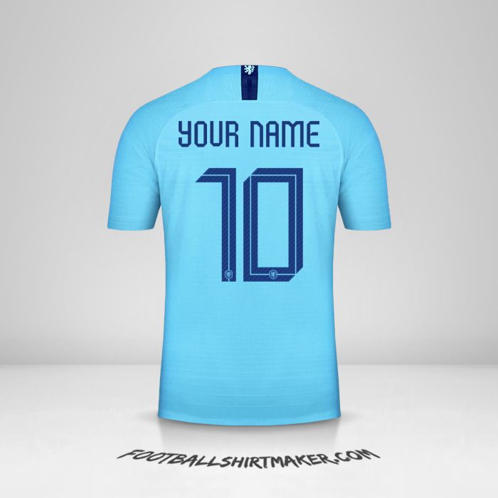 Netherlands 2018/19 II jersey number 10 your name