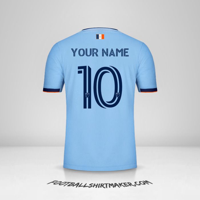 New York City FC 2020 jersey number 10 your name