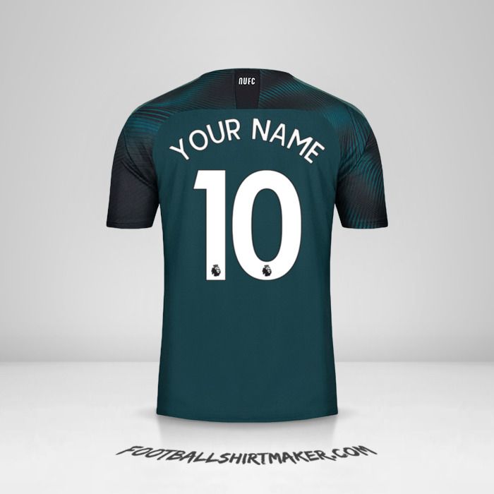 Newcastle United FC 2019/20 II jersey number 10 your name
