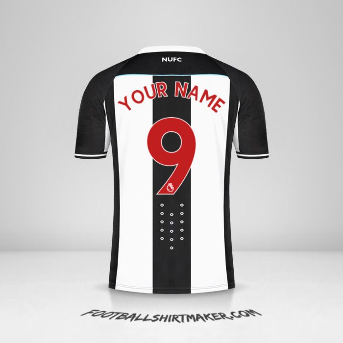 Newcastle United FC 2021/2022 jersey number 9 your name