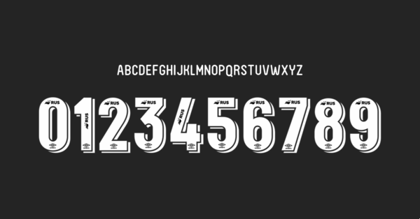 Font Newells Old Boys Jersey 2020 21 Names Letters Numbers Nameset Preview 00 4103