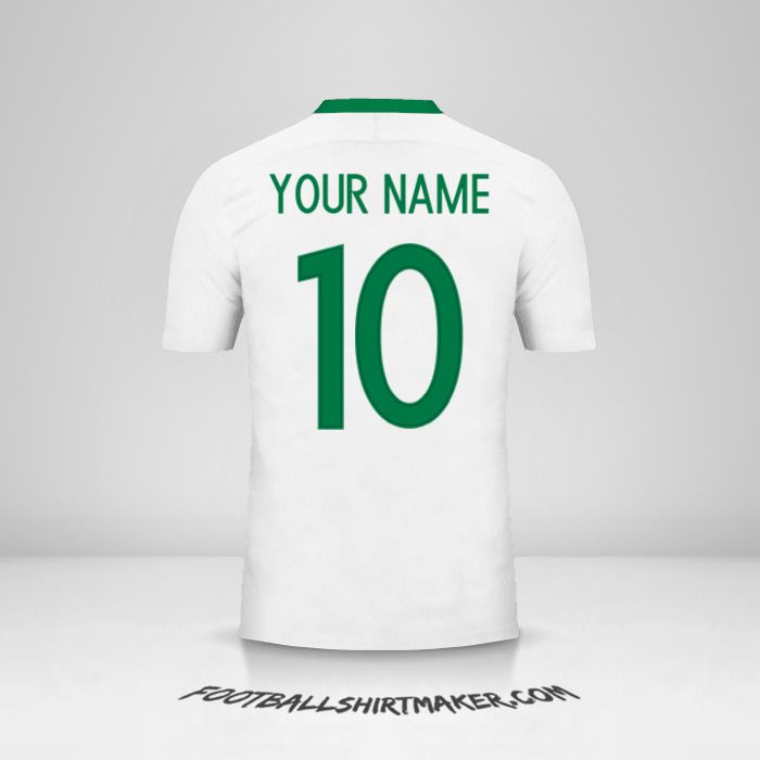 Nigeria 2016/17 II jersey number 10 your name