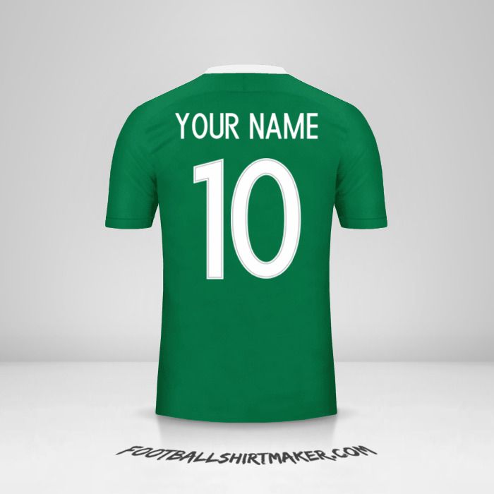 Nigeria 2016/17 jersey number 10 your name