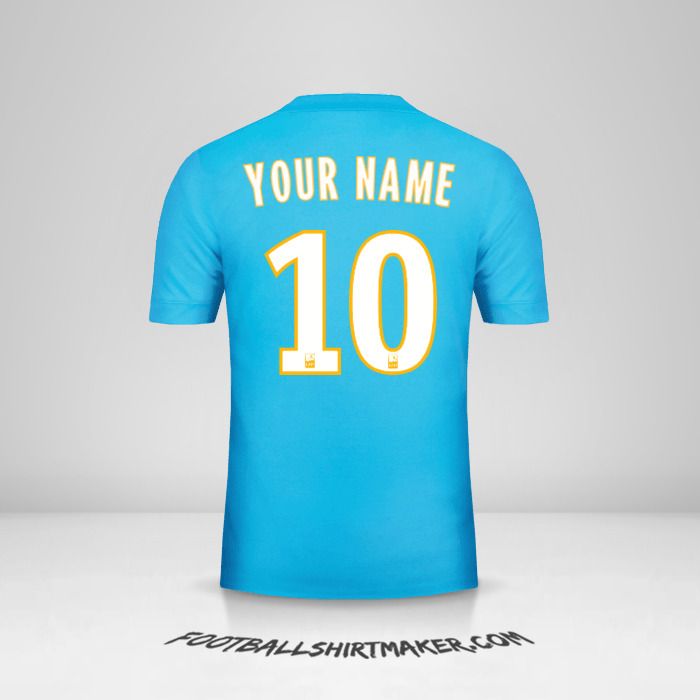 Olympique de Marseille 2017/18 II jersey number 10 your name