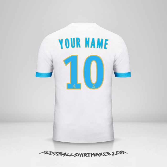 Olympique de Marseille 2017/18 jersey number 10 your name