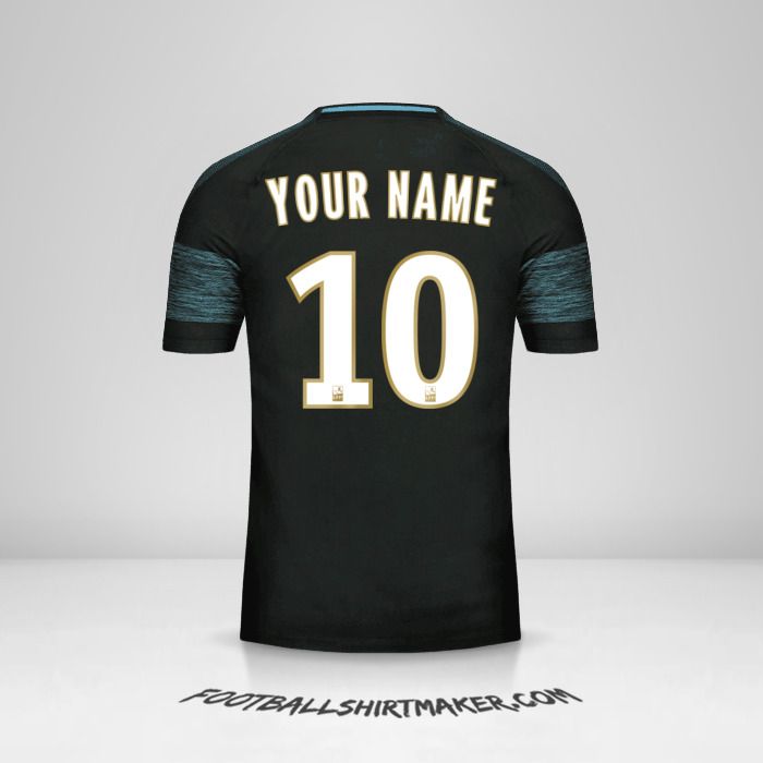 Olympique de Marseille 2018/19 II jersey number 10 your name
