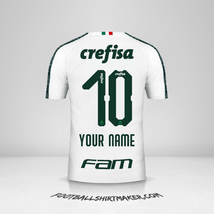 Palmeiras 2019 II jersey number 10 your name