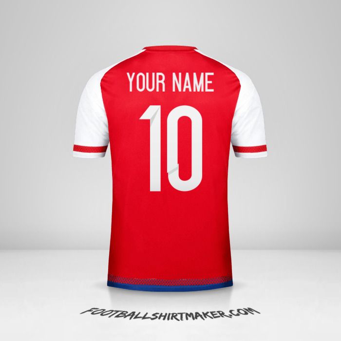 Paraguay 2015/17 jersey number 10 your name