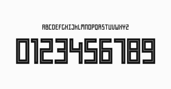 Font Paraguay Jersey 2018 19 Names Letters Numbers Nameset Preview 00 3431