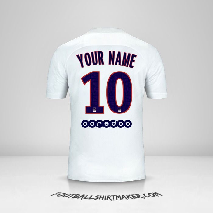 Paris Saint Germain 2019/20 III jersey number 10 your name