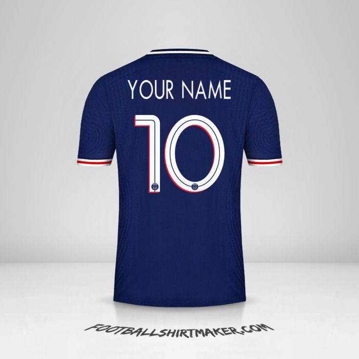 Paris Saint Germain 2020/21 Cup jersey number 10 your name