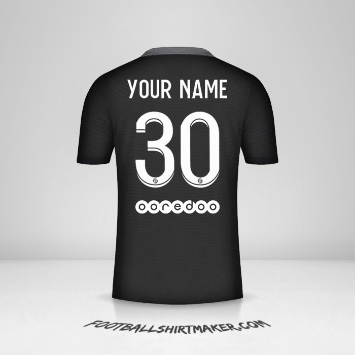 Paris Saint Germain 2021/2022 III jersey number 30 your name