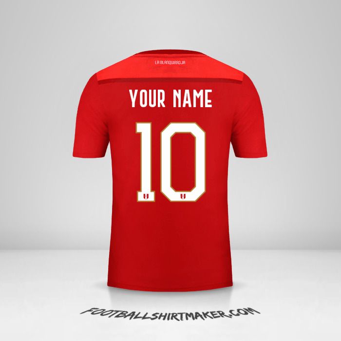 Make Peru 2018 19 Ii Custom Jersey With Your Name