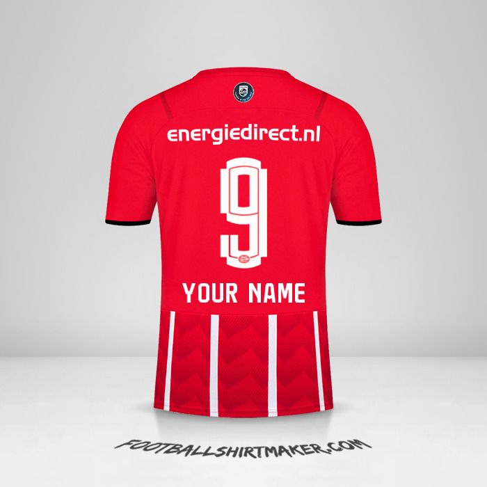 PSV 2021/2022 jersey number 9 your name