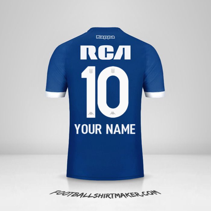 Racing Club 2018 II jersey number 10 your name